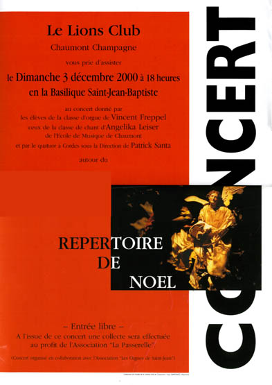 Affiche Concert Vinteuil Chaumont