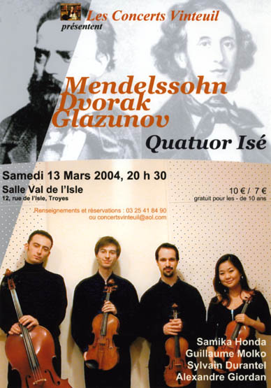 Affiche Concert Vinteuil Chaumont