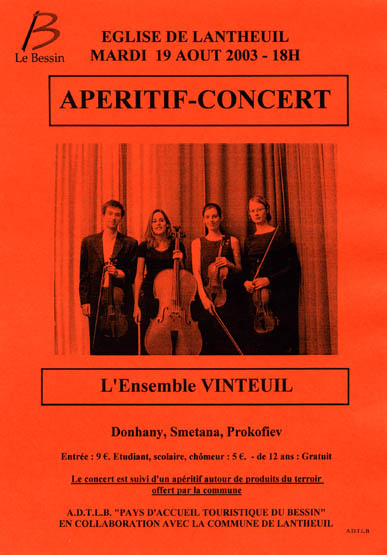 Affiche Concert Vinteuil 