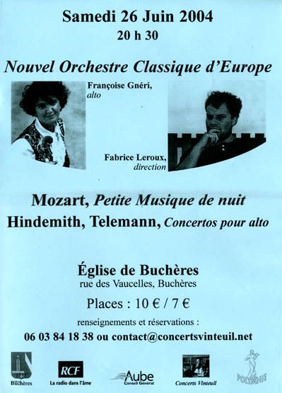 Concerts Vinteuil Françoise Gnéri