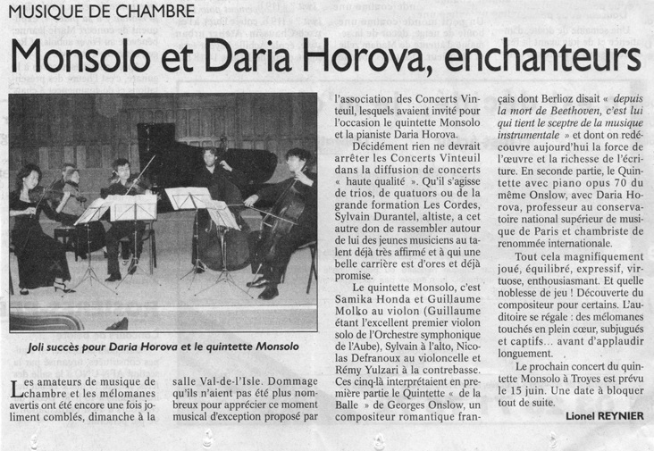 Concerts Vinteuil