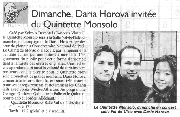 Concerts Vinteuil